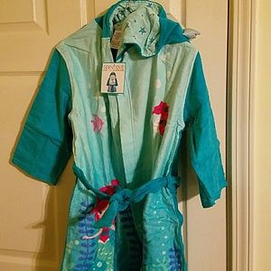 Saint Eve Swim Swim - Kids Hooded Robe Towel Saint Eve Swim Swim - Kids Hooded Robe Towel